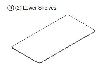 Lower Shelves