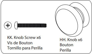 Knob-w/screw