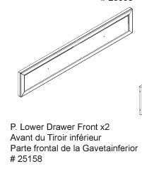Lower Drawer Front