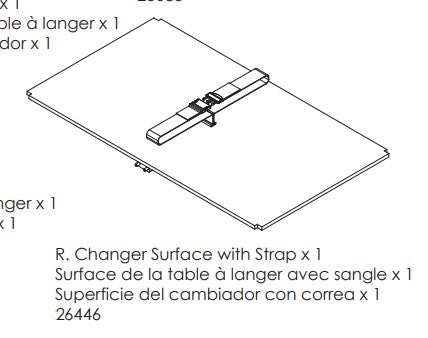 Changer Surface W/strap