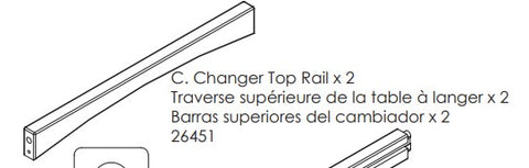 Changer Top Rail