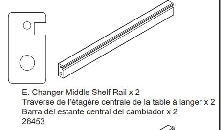 Changer Lower Shelf Rail