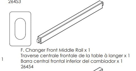 Changer Front Lower Rail