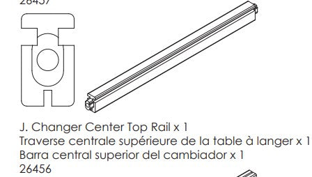 Changer Middle Top Rail