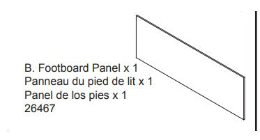 Footboard Panel