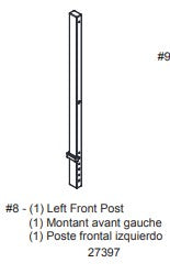 Front Left Post