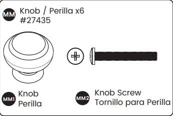 Knob, Wood W/Screw