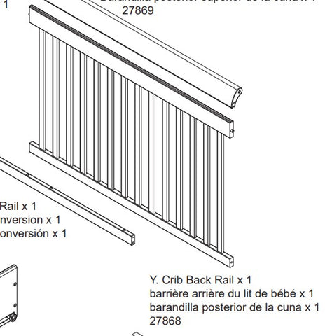 Crib Back Rail