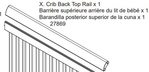 Crib Top Rail