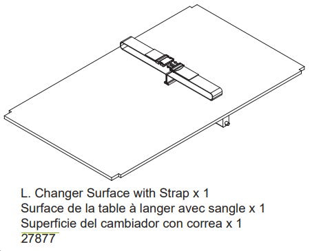 Changer Surface W/strap