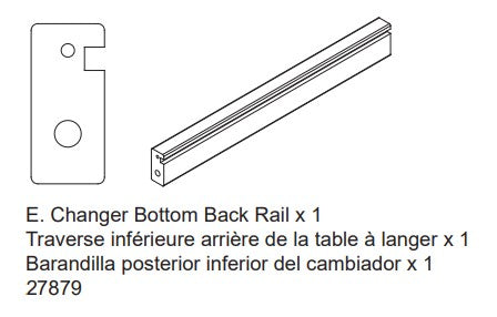 Changer Back Bottom Rail