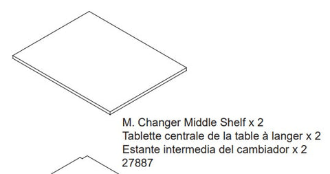 Changer Middle Shelf