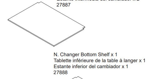 Changer Bottom Shelf