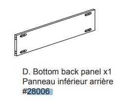 Bottom Back Panel