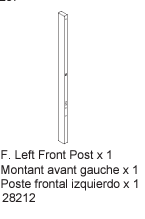 LEFT FRONT POST