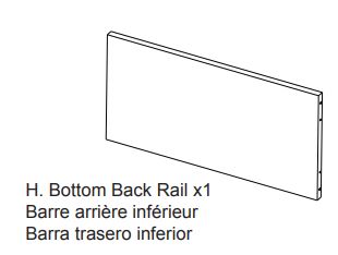 Bottom Back Rail