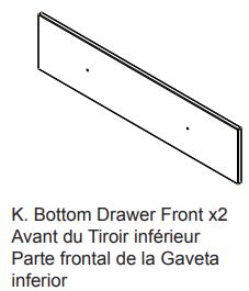 Bottom Drawer Front