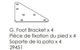 Foot Bracket-Triangle