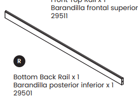 Bottom Back Rail