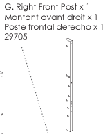 RIGHT FRONT POST