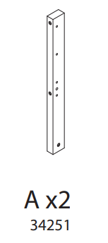 Top Headboard Post A