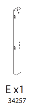 Bottom Headboard Post B