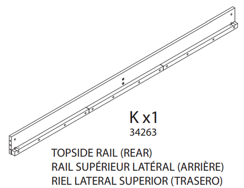 TOPSIDE RAIL (REAR)