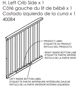 Left Crib Side