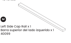 LEFT SIDE CAP RAIL