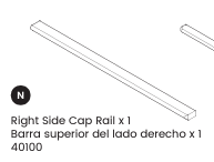 RIGHT SIDE CAP RAIL