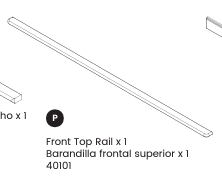 FRONT TOP CAP RAIL
