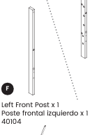 LEFT FRONT POST