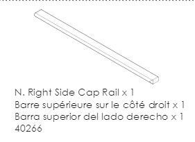 RIGHT SIDE CAP RAIL