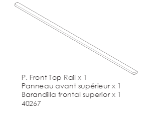 FRONT TOP CAP RAIL
