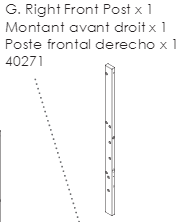 RIGHT FRONT POST