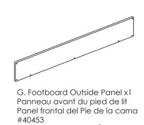Footboard Outside Panel