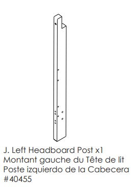 Left Headboard Post