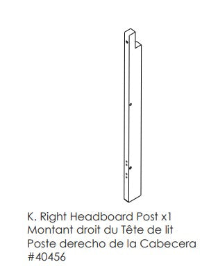 Right Headboard Post