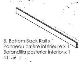 Bottom Back Rail