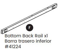 Bottom Back Rail