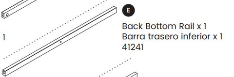 Back Bottom Rail