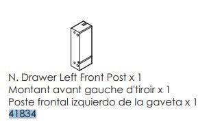 Drawer Left Front Post
