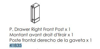 Drawer Right Front Post