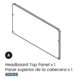 Head Board Top Panel