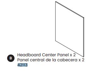 Headboard Center Panel