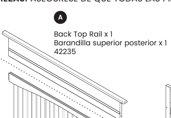 BACK TOP RAIL