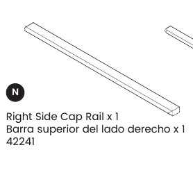 RIGHT SIDE CAP RAIL
