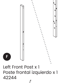 LEFT FRONT POST
