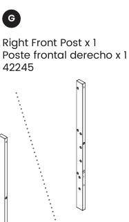 RIGHT FRONT POST