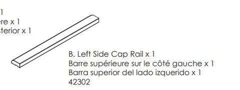 Left Side Cap Rail